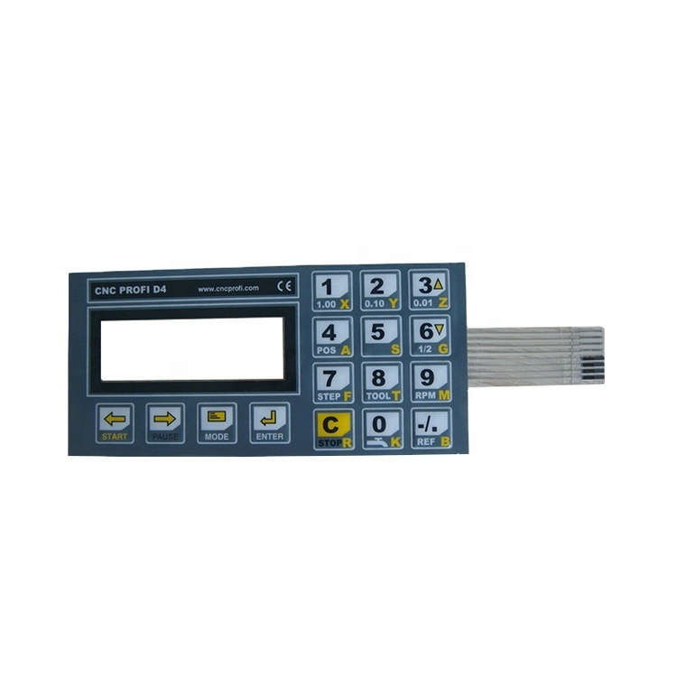 Custom Thin Film Illuminated Panel Lgf/LED Backlight Membrane Switch for Electronics