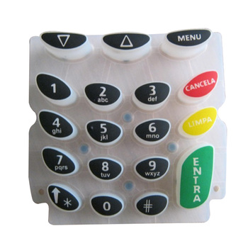 Silicone rubber keypad industrial control switch