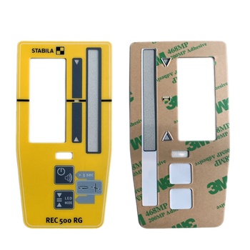 Self-adhesive PET touch panel graphic overlay