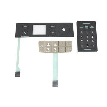 Laser etched backlit silicone keypad IP67 waterproof