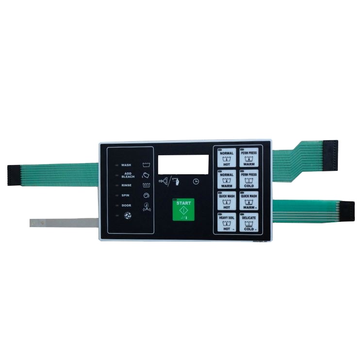 Custom Thin Film Illuminated Panel Lgf/LED Backlight Membrane Switch for Electronics