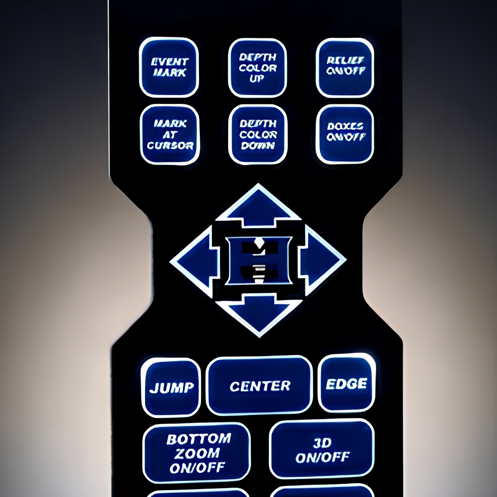 Custom LED EL Backlit Membrane Switch Keypad OEM ODM, PC Graphic Overlay RoHS, Uniform Light Guide LGF FPC Control Keypad