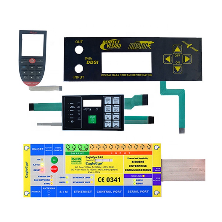 Waterproof Flexible Circuit Membrane Switch for Medical Equipment Membrane Switch