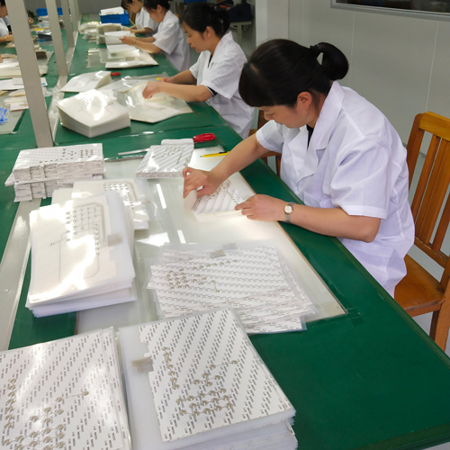 Membrane switch production equipment