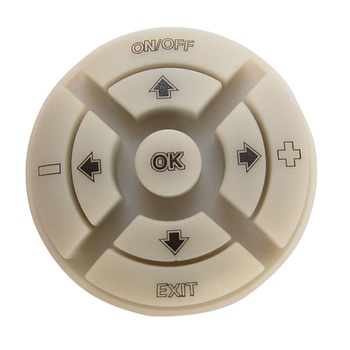 Silicone rubber keypad with black conductive pill