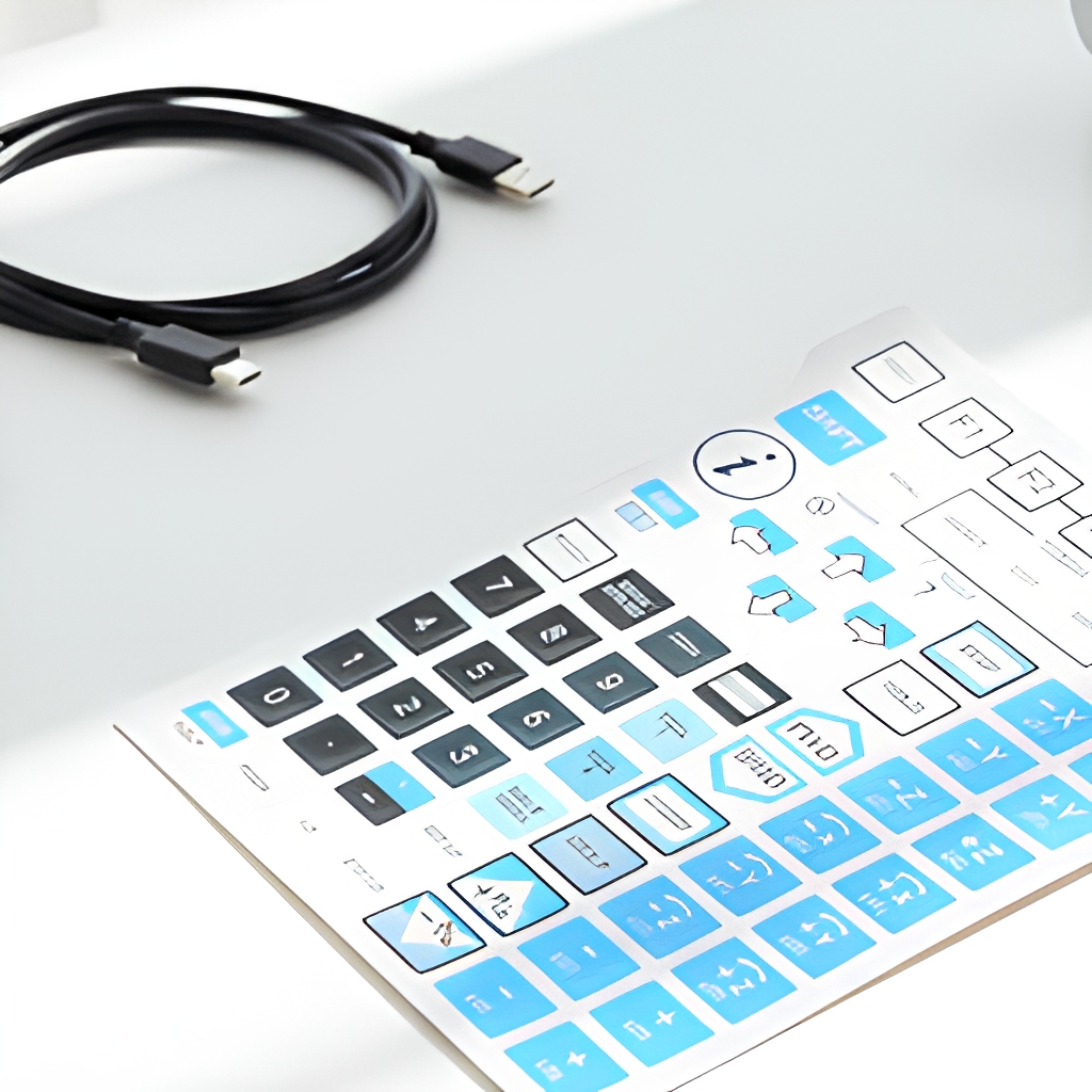 RoHS REACH Compliant UL94V0 Optional ISO 9001 2015 Certified Waterproof IP67 Tactile Membrane Keyboard