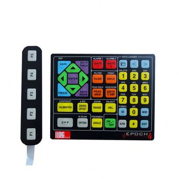 PET/PC membrane numeric keypad with 3M adhesive