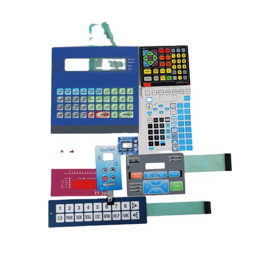 RoHS REACH Compliant UL94V0 Optional ISO 9001 2015 Certified Waterproof IP67 Tactile Membrane Keyboard