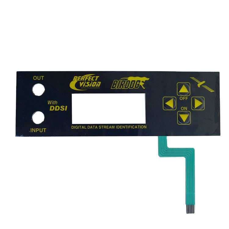 Custom Thin Film Illuminated Panel Lgf/LED Backlight Membrane Switch for Electronics