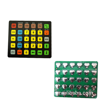 Industry-Specific Custom Colorful Push Button PCB Membrane Switch