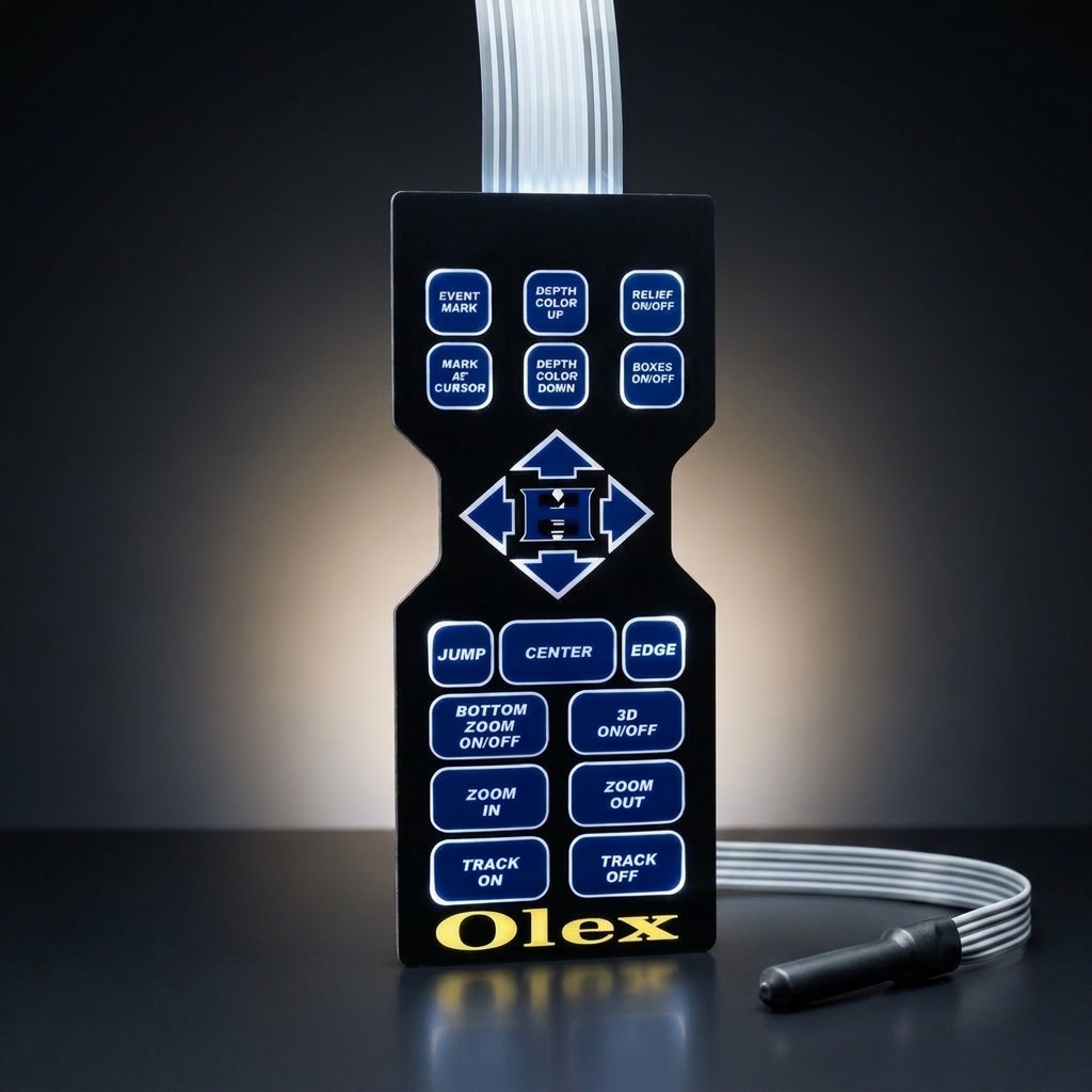 RoHS REACH Compliance Even Illumination Every Key Makes Night Operation Customized Backlit Membrane Keypad Switch