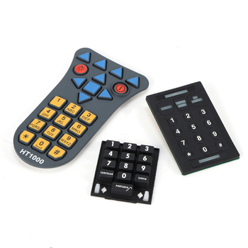 Remote control silk printing rubber front panel membrane switch