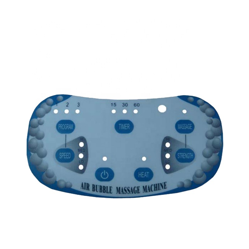 Waterproof Dustproof Custom Membrane Keypad Switch, PET Graphic Overlay Membrane Push Button Switch for Harsh Environment