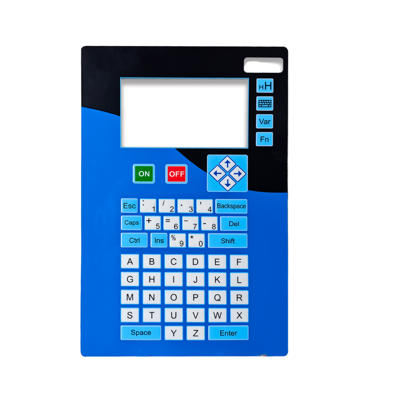 OEM ODM Custom Membrane Switch Keypad Waterproof Metal Dome Tactile Switch with 3M Adhesive for Industrial Control Equipment