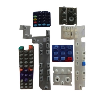 Silicone elastomer keypad for remote control