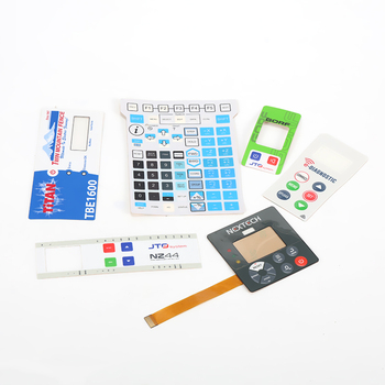 Waterproof Dustproof Custom Membrane Keypad Switch PET Graphic Overlay