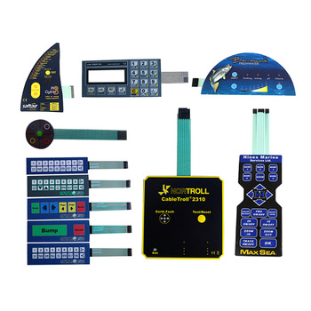 3M Adhesive Push Button Membrane Keypad with LED