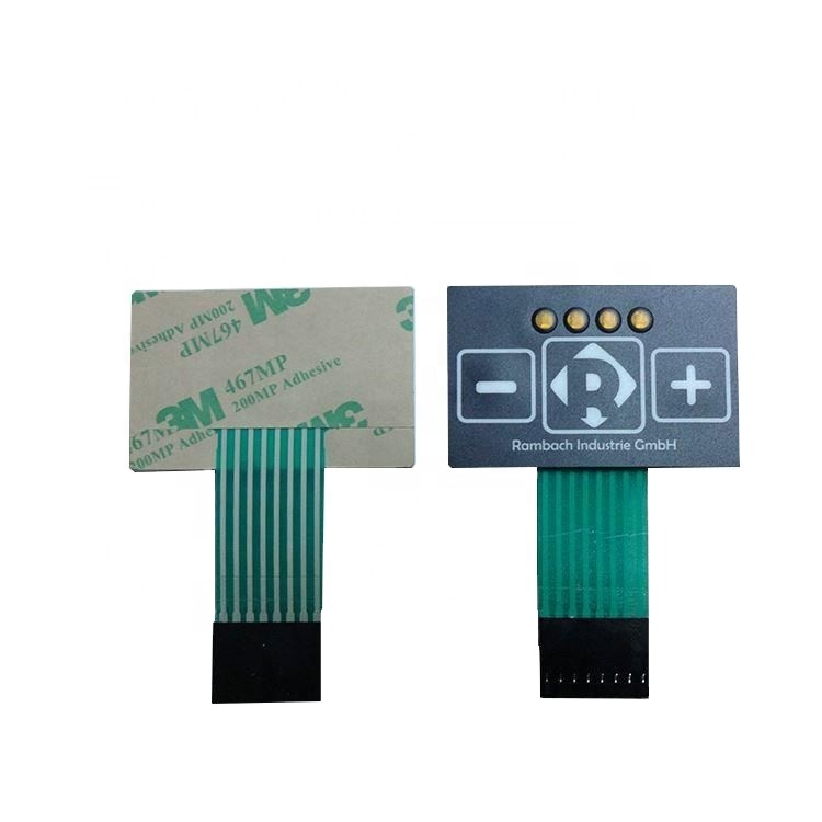 Custom Thin Film Illuminated Panel Lgf/LED Backlight Membrane Switch for Electronics