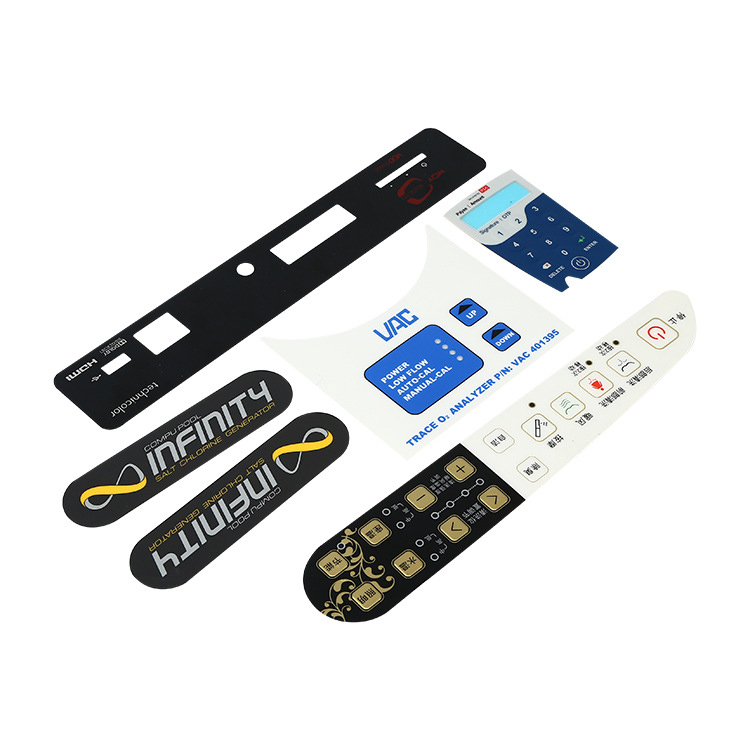 Waterproof Industrial Membrane Panel with Shock Resistance Feature Membrane Switch