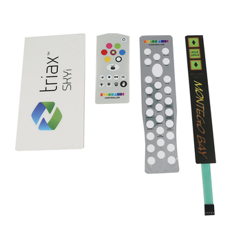 Custom Silk Printing or Digital Printing Membrane Panel Graphic Overlay